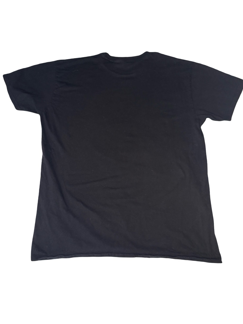 The Black Market Miami Black Short Sleeve Tee with White Cat Astronaut Graphic - Picture 2 of 4